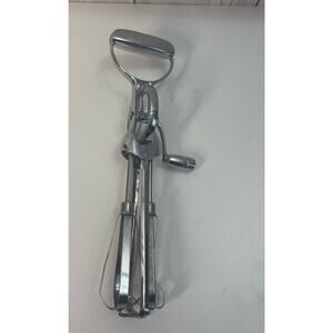 Vintage Hand Mixer Stainless Steel Working Condition